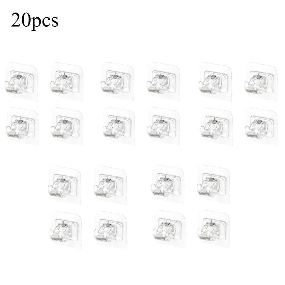 Supports de tringle adhésifs, lot de 2 à 50