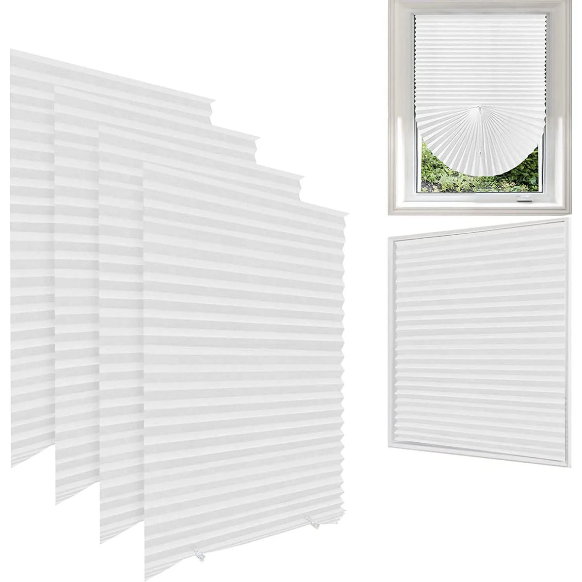 Store plissé papier sans fil, 10 coloris