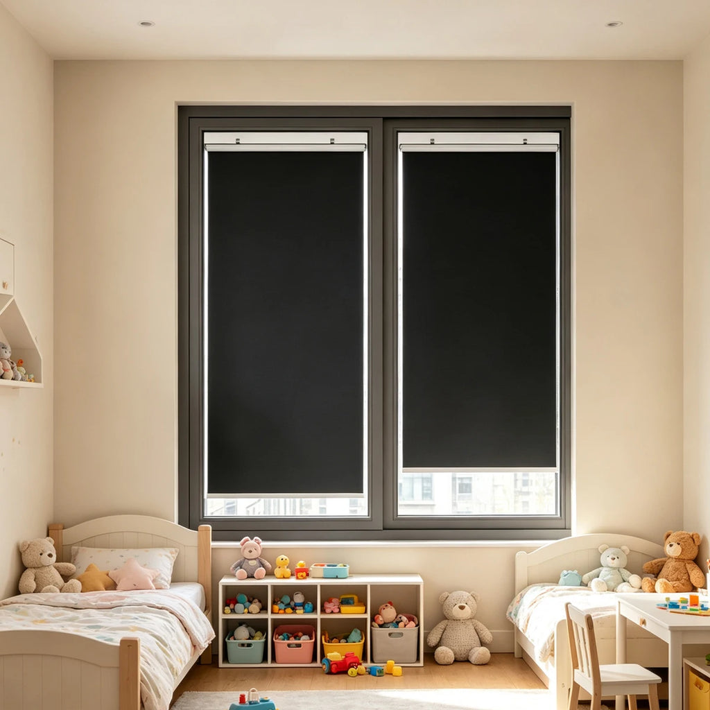 Store occultant à ventouses pour salle de bain