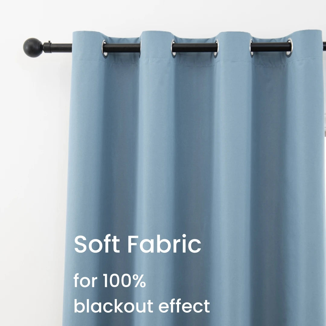 Rideaux occultants doublés, lot de 2, 10 coloris
