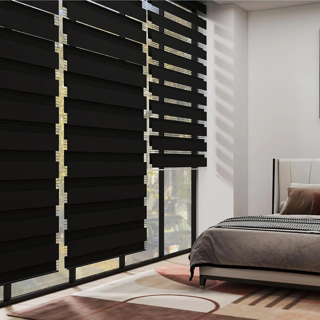 Store zébré noir sans perçage, vue 7