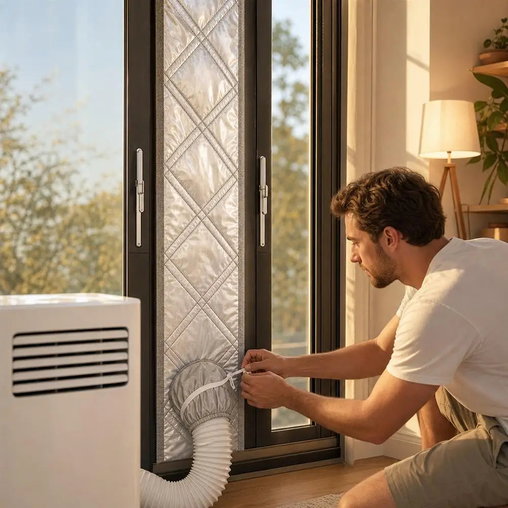 Kit de calfeutrage fenêtre pour climatiseur mobile