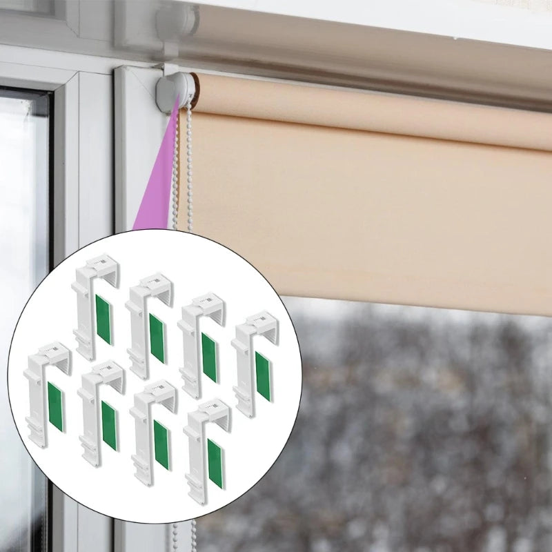 Pinces de fixation pour store sans perçage, lot de 4