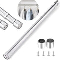 Tringle de penderie extensible en inox, 31 à 80 cm
