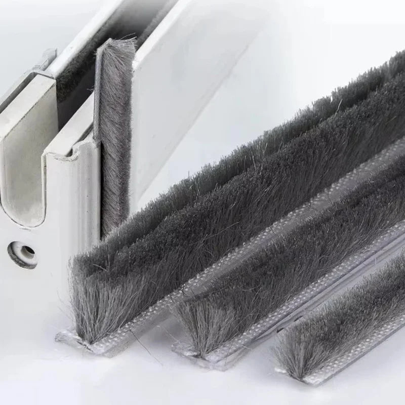 Joint brosse à glissière pour fenêtre PVC, 10 m