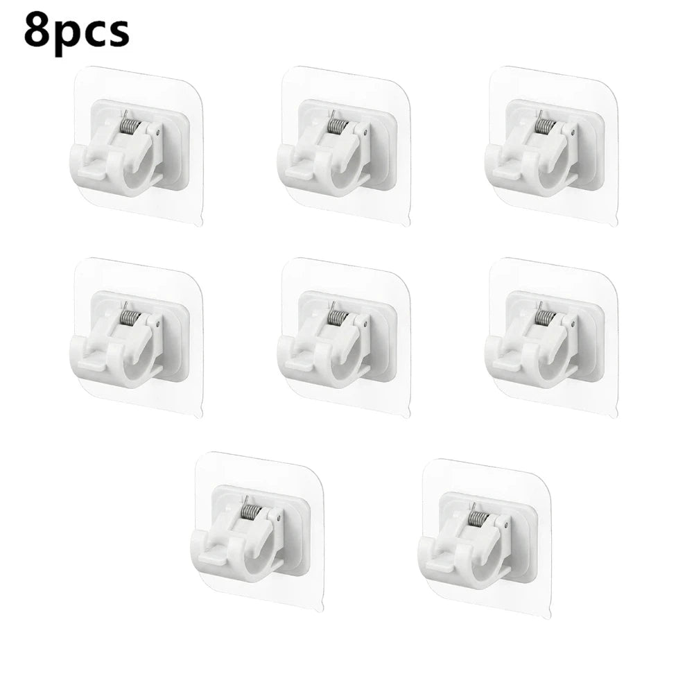 Supports de tringle adhésifs, lot de 2 à 50