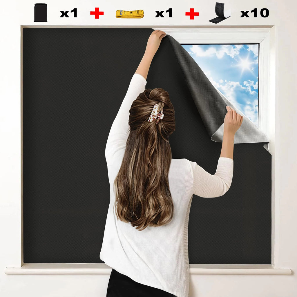 Toile occultante 145 cm avec kit de pose