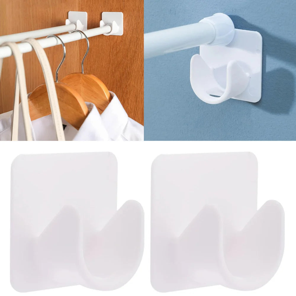 Supports de tringle adhésifs ouverts sans perçage, vue 5