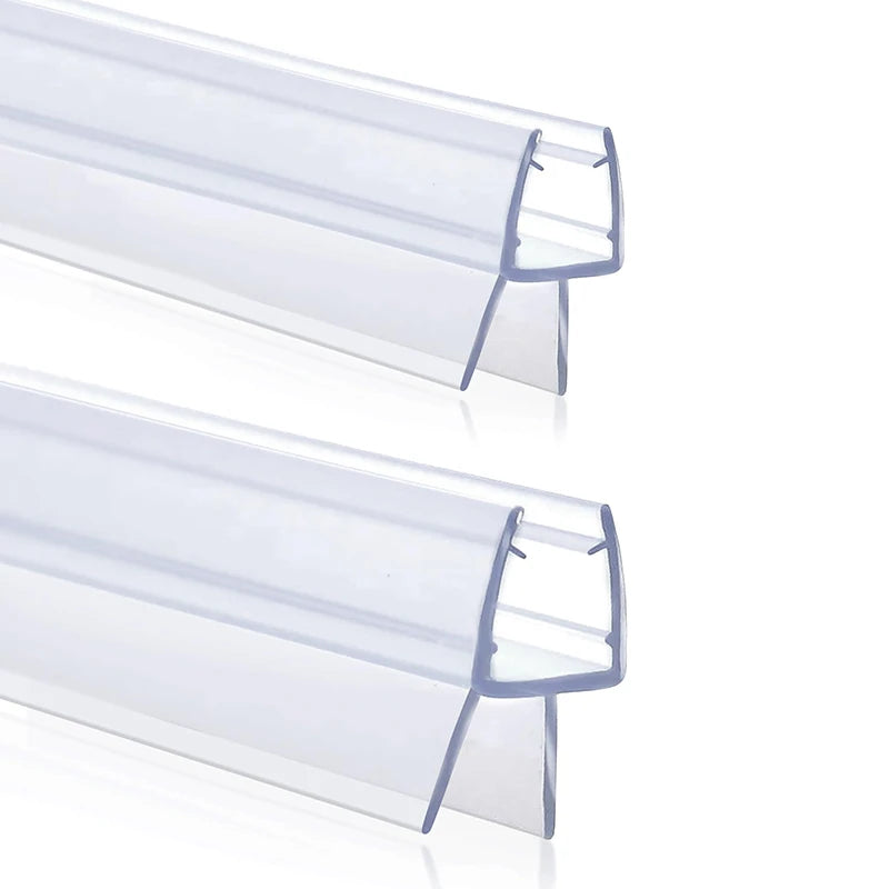 Joint bas de porte de douche en verre, lot de 2