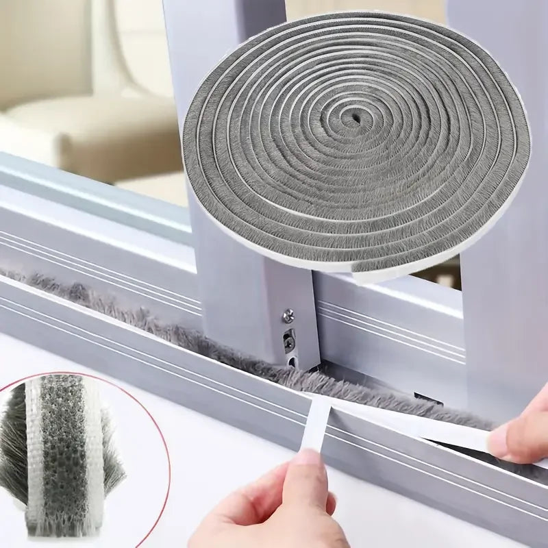 Joint brosse adhésif pour fenêtre, rouleau 10 m