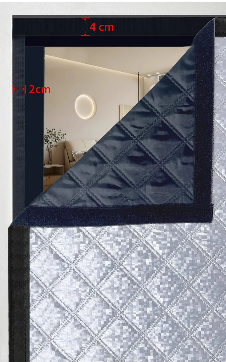 Rideau de porte en coton épais, sur mesure
