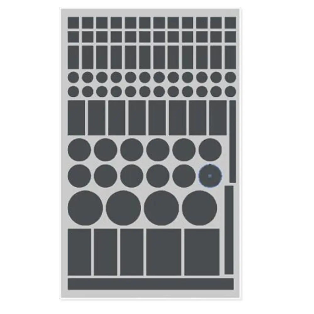 Pastilles occultantes pour voyants LED, 92 pièces