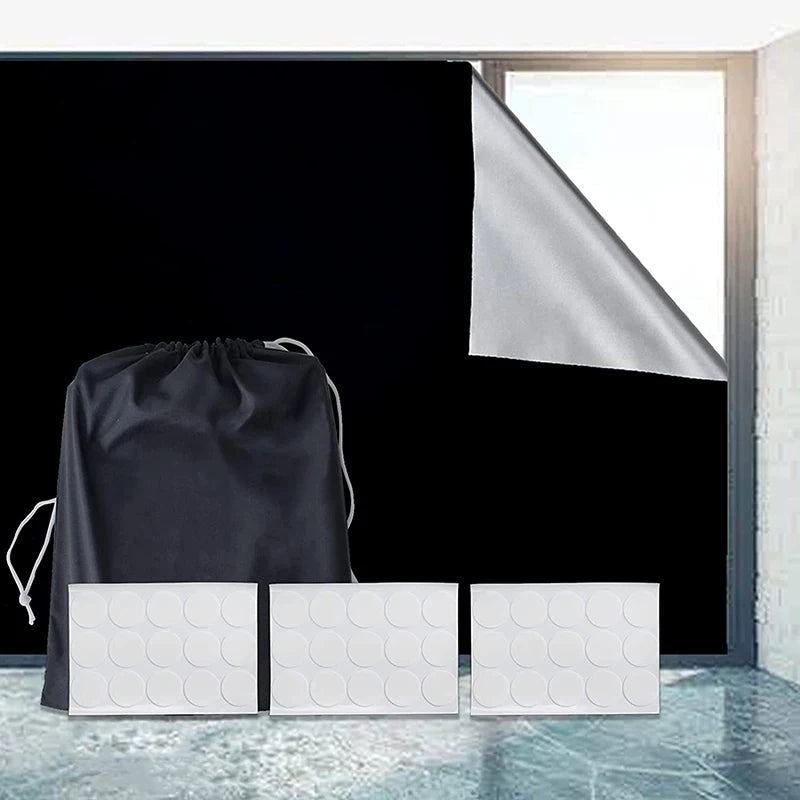 Rideau occultant portable avec sac, 150 cm