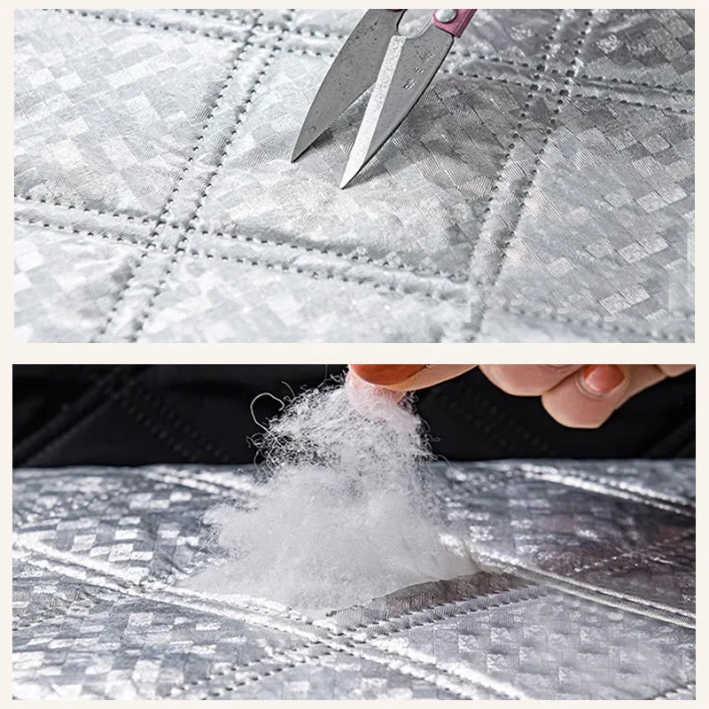 Rideau de porte isolant coton épais, 210 tailles