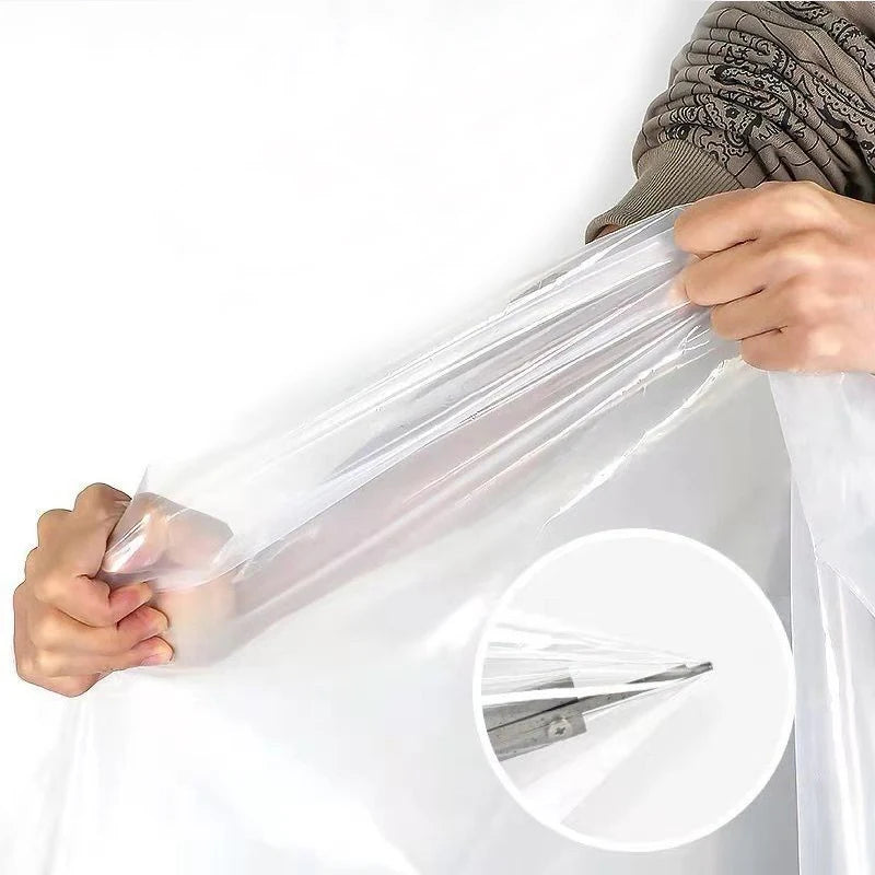 Film isolant transparent bordure noire, petites fenêtres