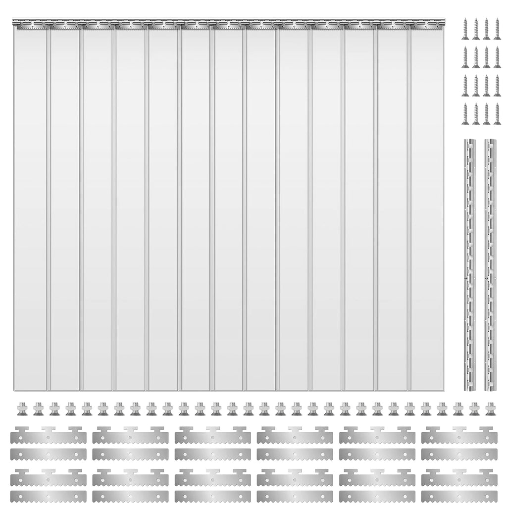 Rideau à lanières PVC isolant, vue 19