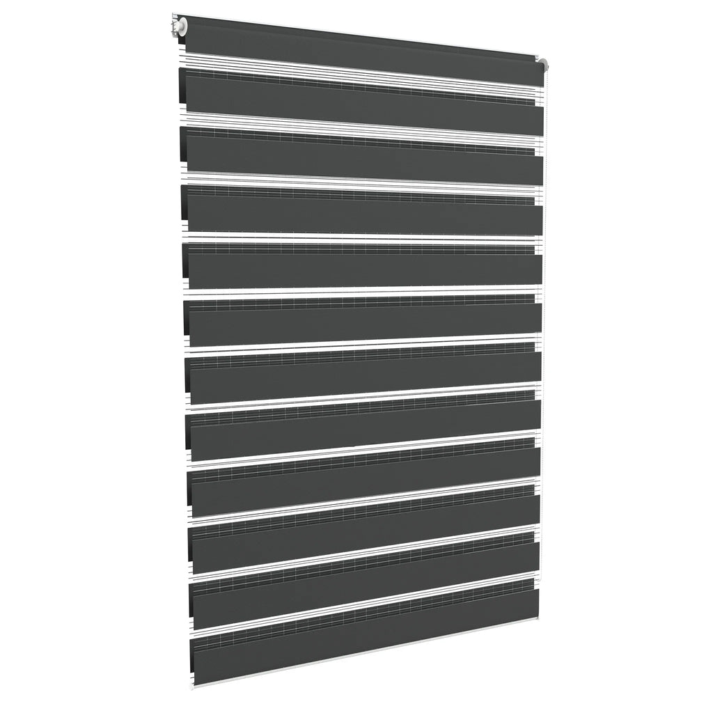 Store zébré noir sans perçage, vue 8