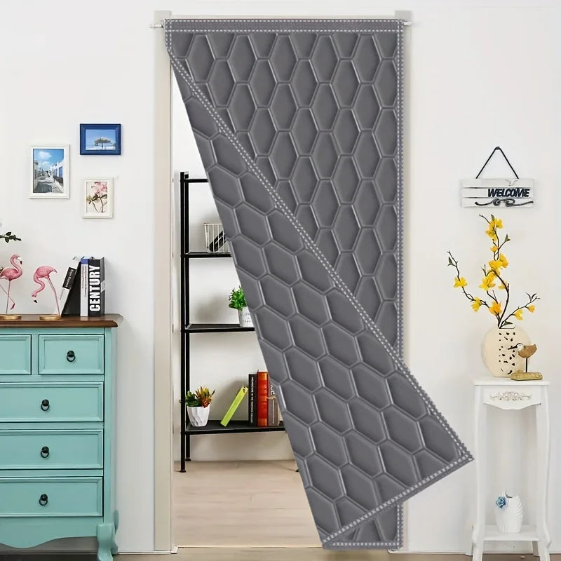 Rideau de porte anti-froid et anti-bruit, 2 coloris