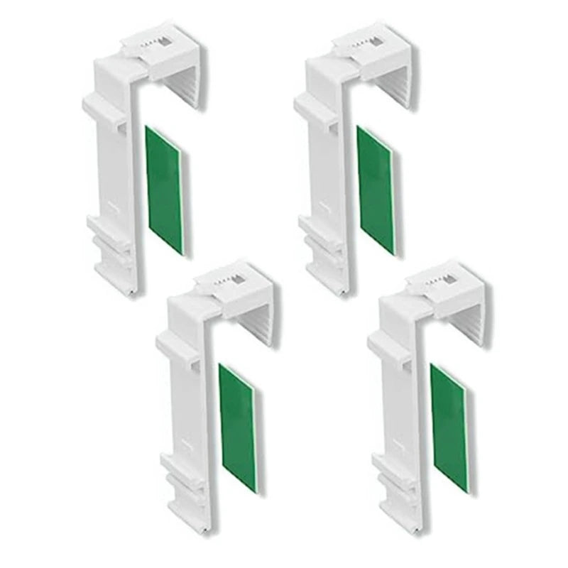 Pinces de fixation pour store sans perçage, lot de 4