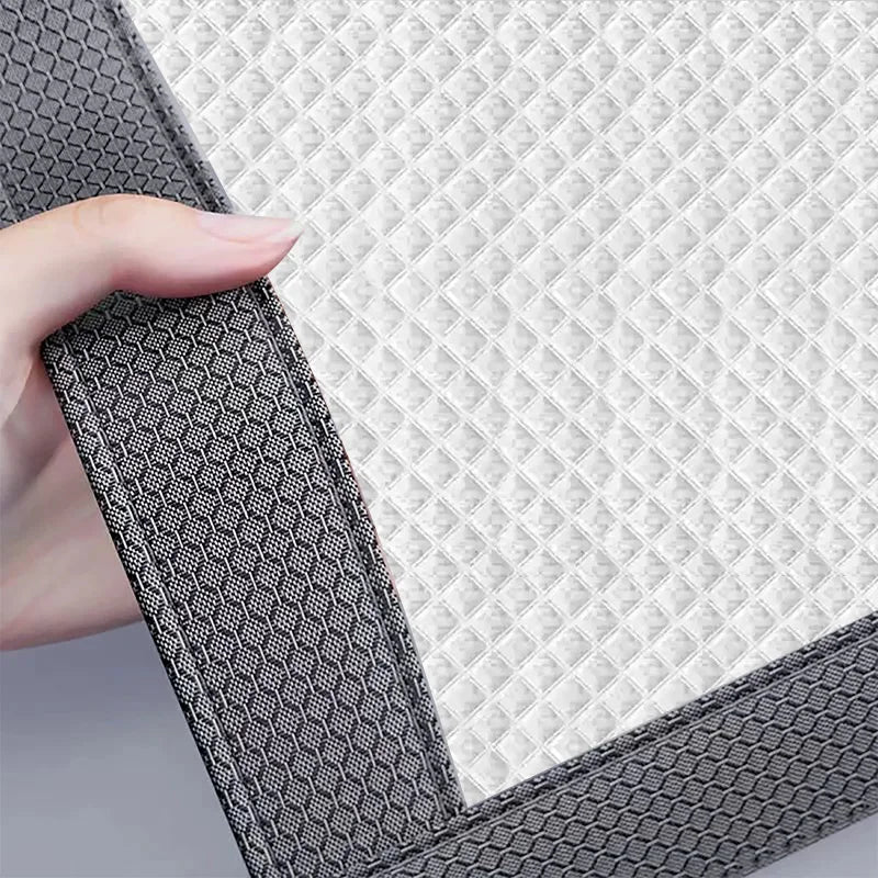 Rideau isolant matelassé blanc, sur mesure