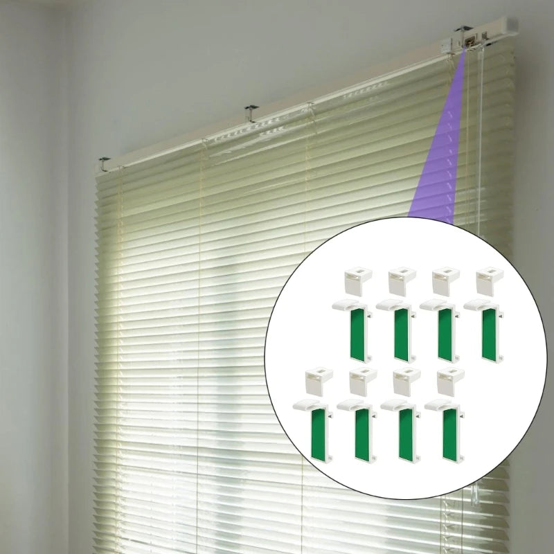 Pinces de fixation pour store sans perçage, lot de 4