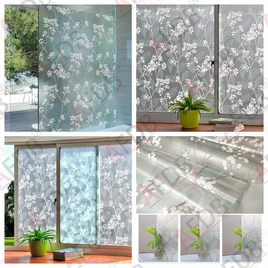 Film dépoli à motifs, 17 décors électrostatiques