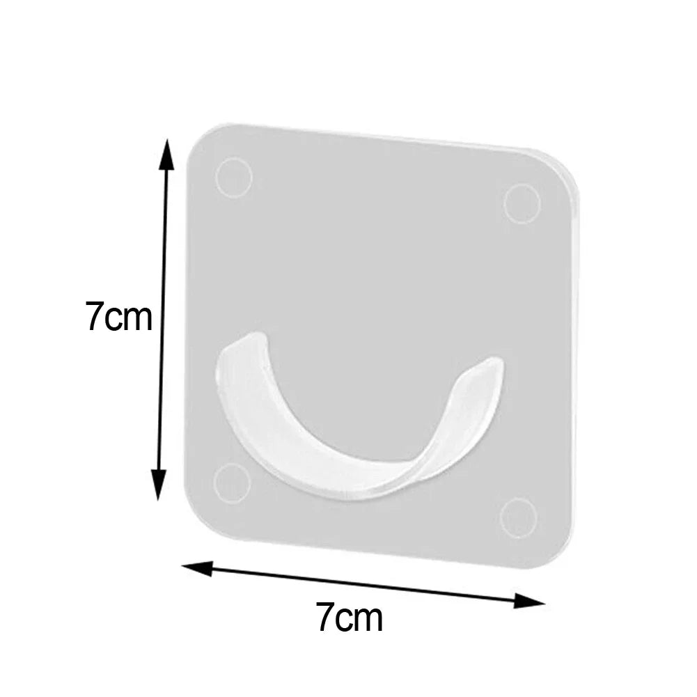 Supports de tringle demi-lune adhésifs, lot de 2 à 8