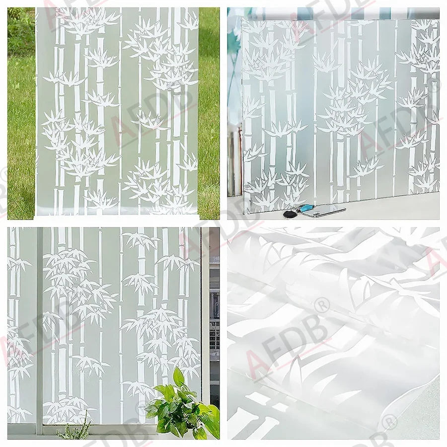 Film dépoli à motifs, 17 décors électrostatiques