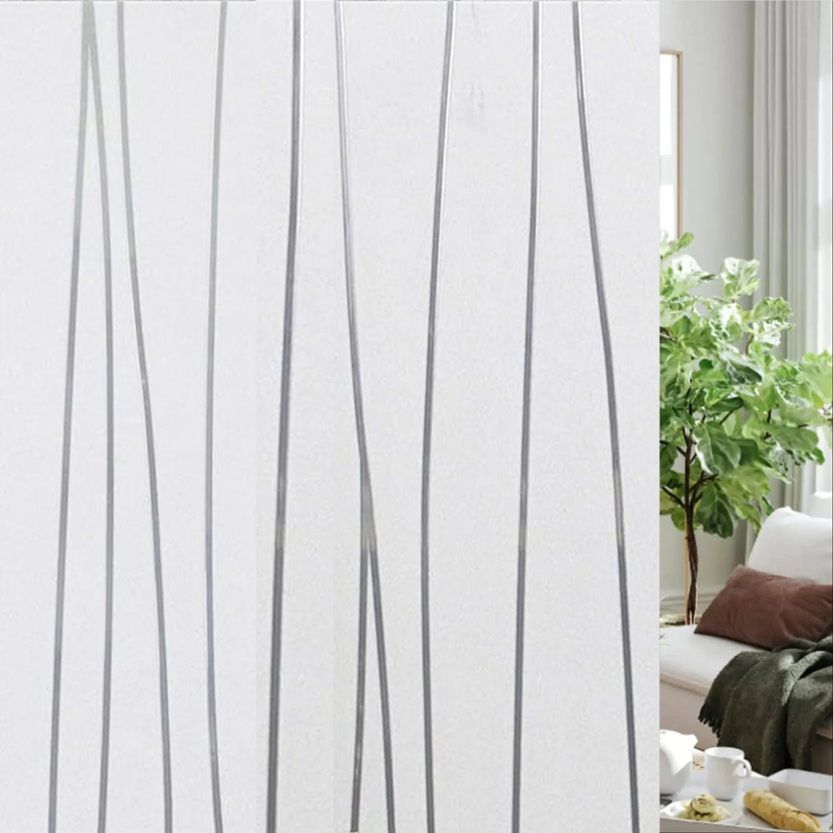 Film dépoli électrostatique grande largeur, 17 finitions