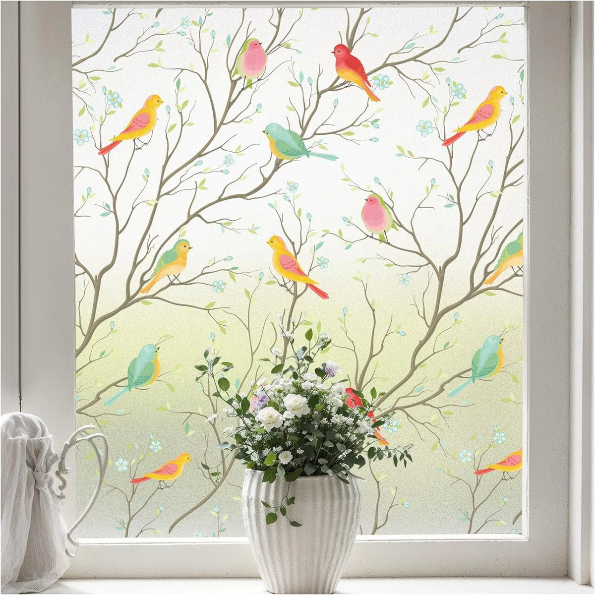 Film vitrail décoratif électrostatique, 21 motifs