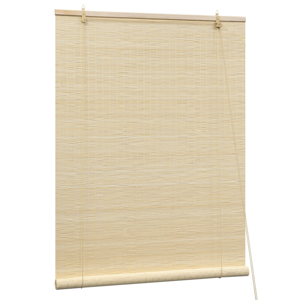 Store enrouleur en bambou naturel, 3 teintes