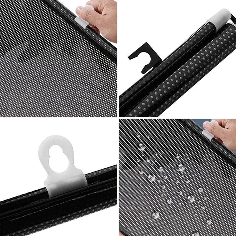 Store enrouleur filtrant rétractable, 4 tailles