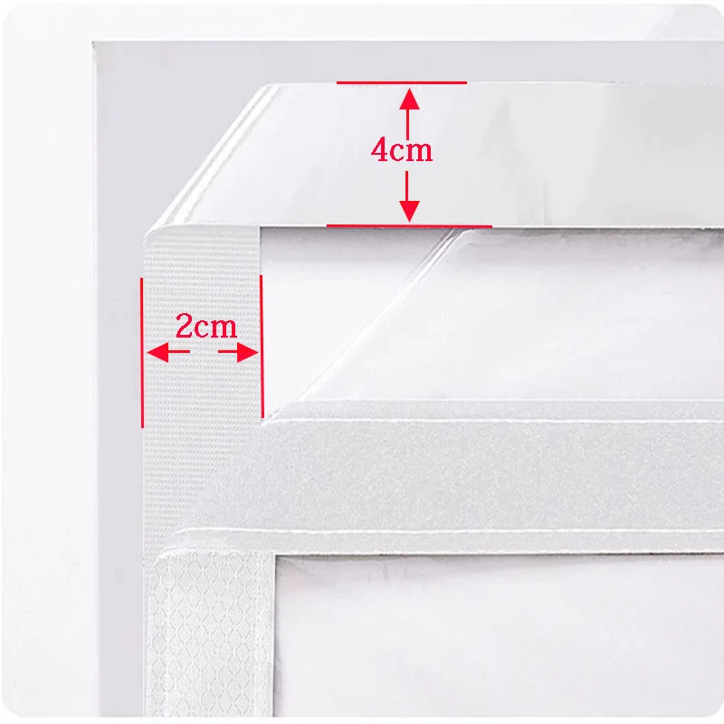 Rideau de porte PVC à ouverture latérale