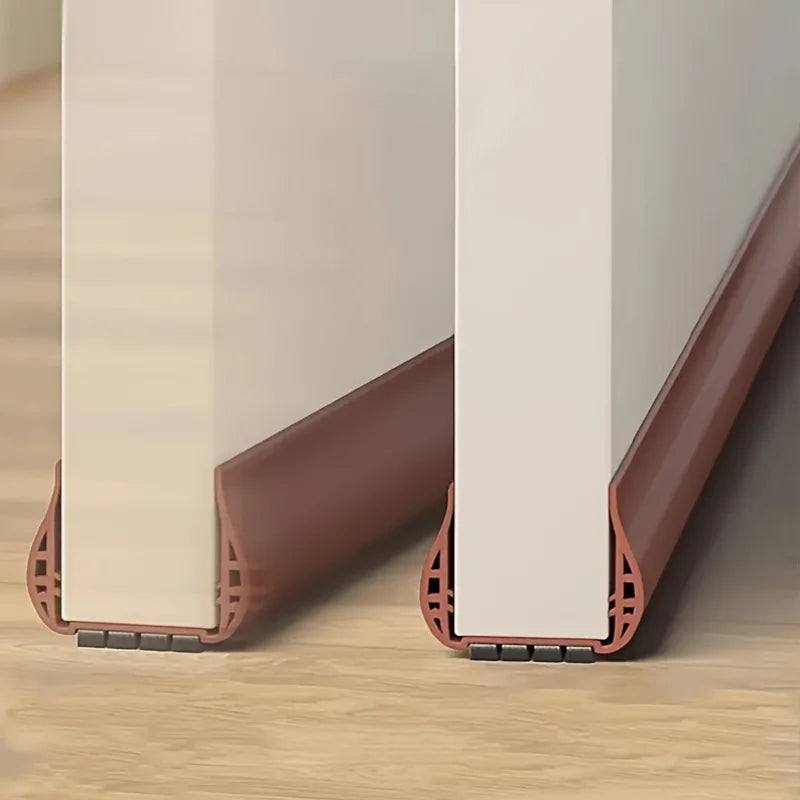 Bas de porte clipsable réglable, sans colle