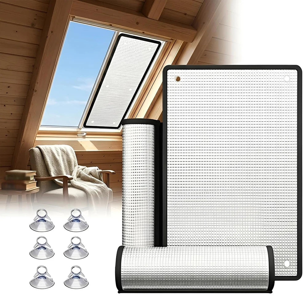 Écran aluminium isolant à ventouses, 8 mm
