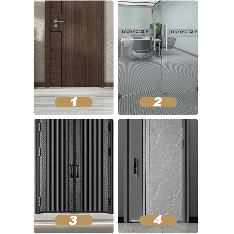 Bas de porte autocollant 5 cm, grands jours