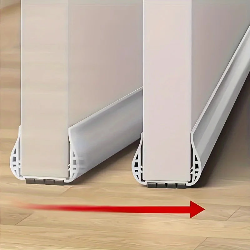 Bas de porte clipsable réglable, sans colle