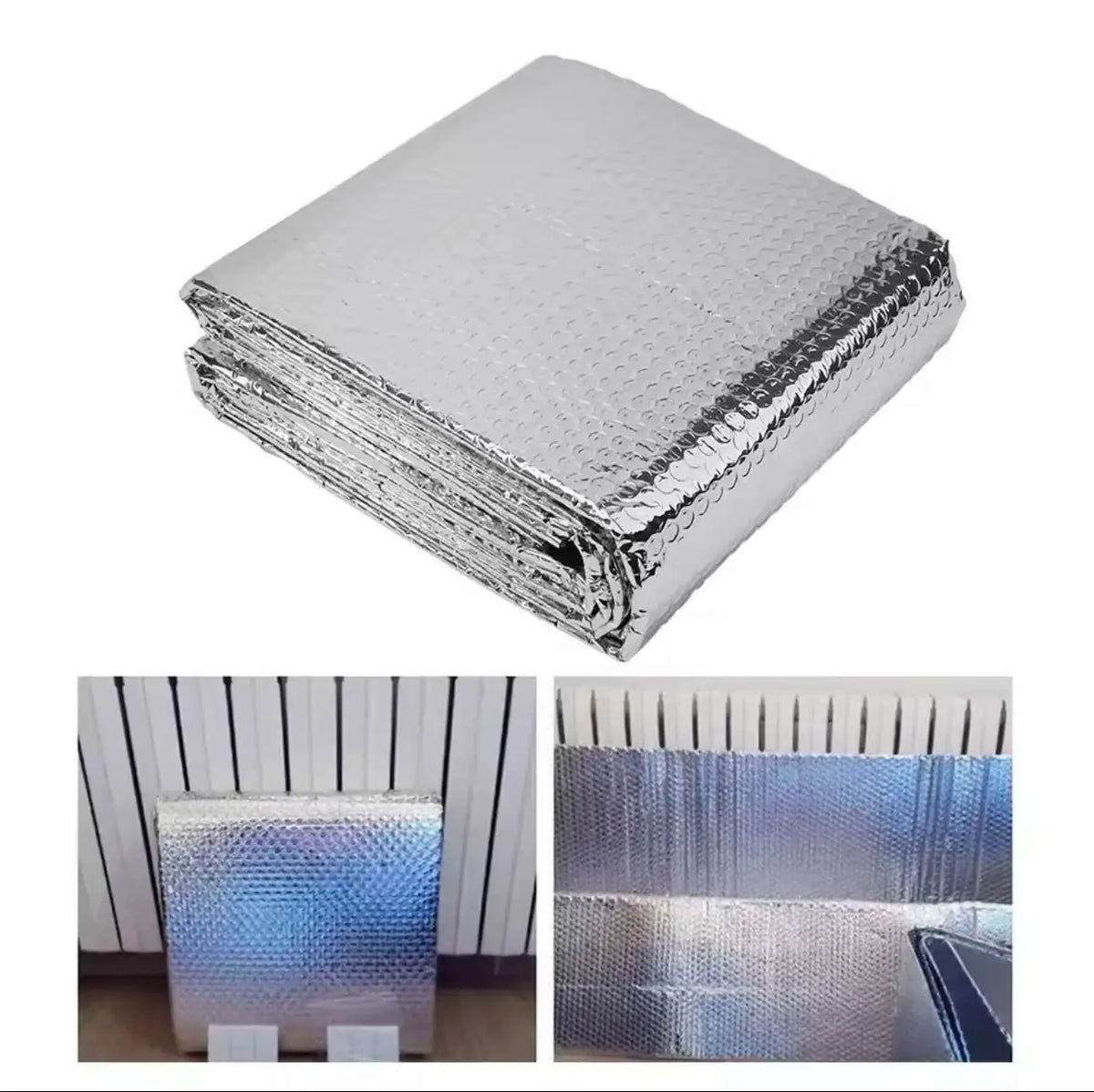 Isolant aluminium à bulles, rouleau 5 à 10 m