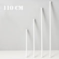 Tringle extensible blanche, 30 à 110 cm