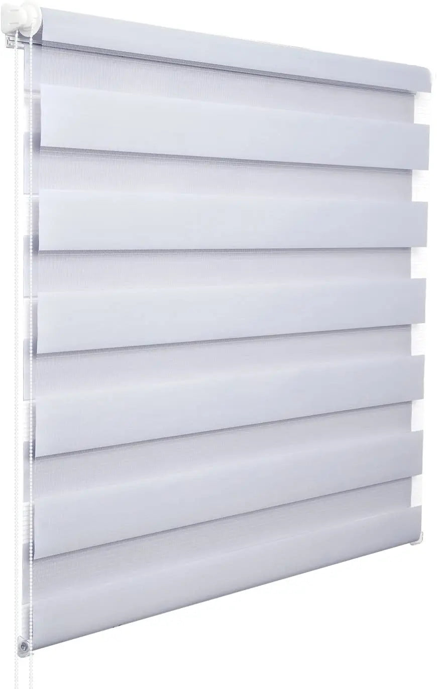 Store zébré blanc translucide sans perçage, 16 tailles