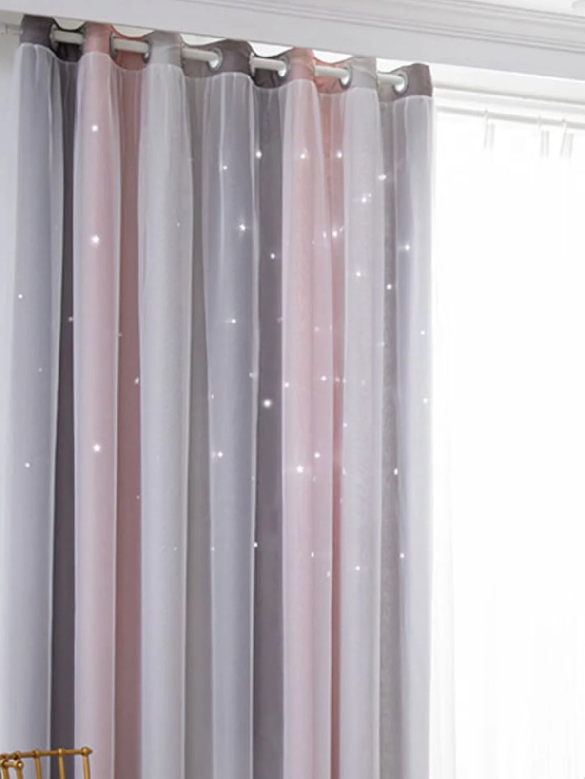 Rideau occultant chambre enfant étoiles, vue 6