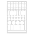 Pastilles occultantes pour voyants LED, 92 pièces