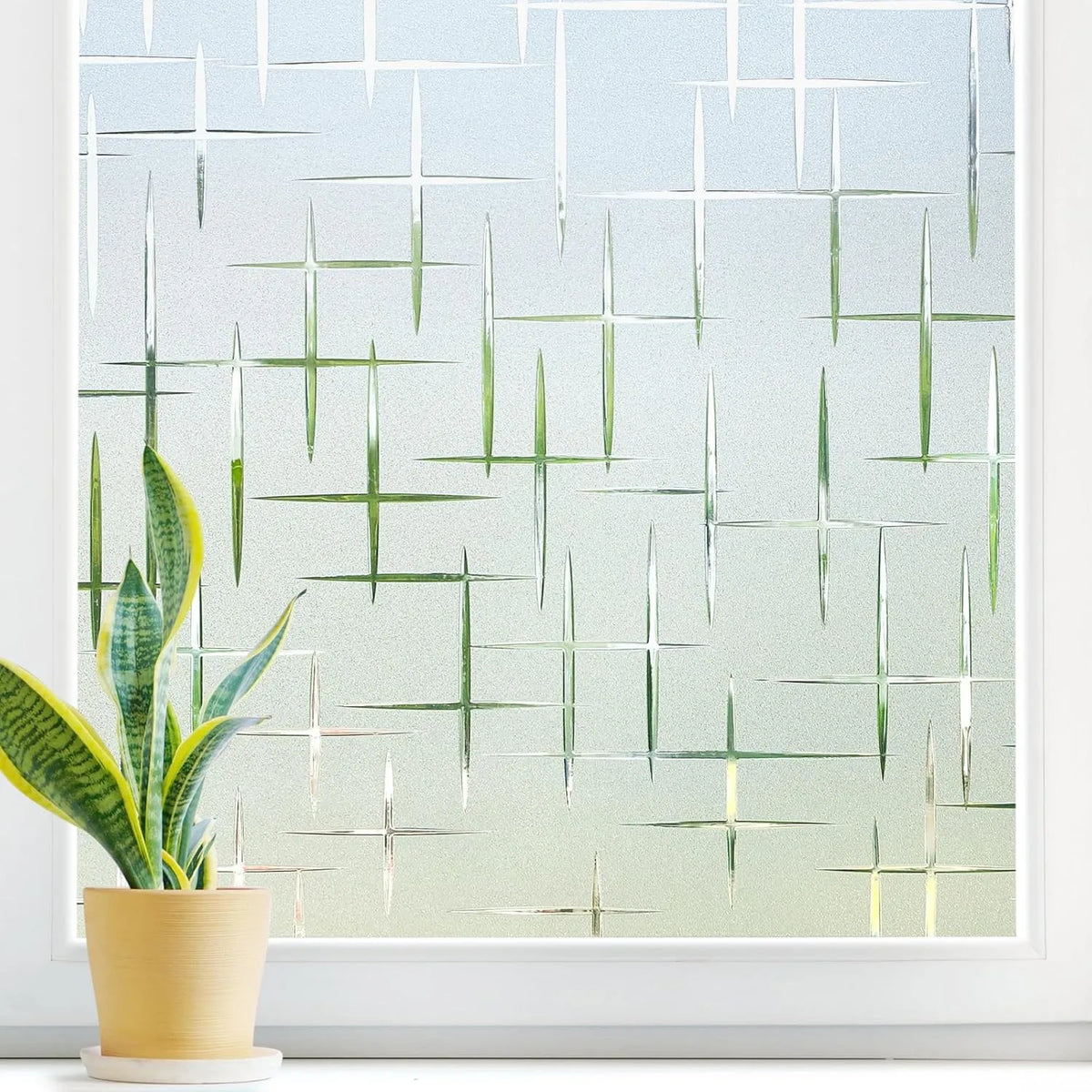 Film vitrail décoratif électrostatique, 21 motifs