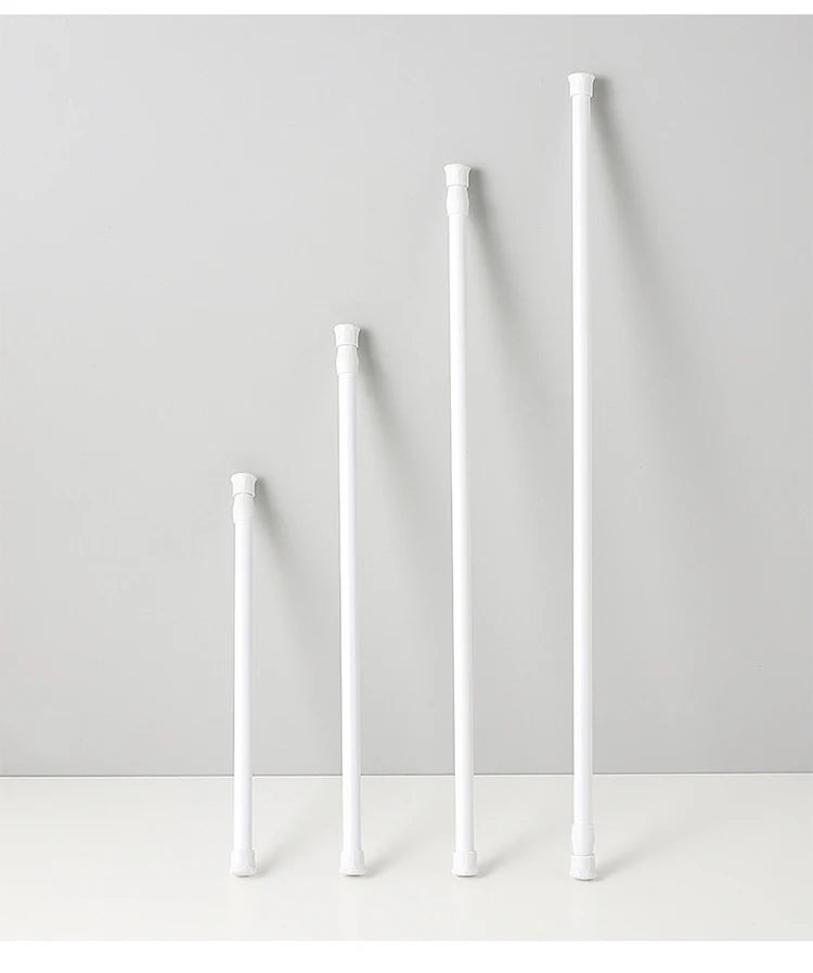 Tringle extensible blanche, 30 à 110 cm