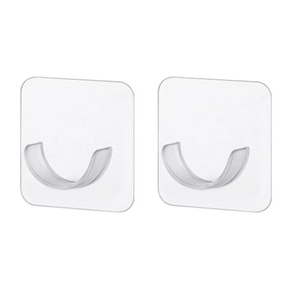 Supports de tringle demi-lune adhésifs, lot de 2 à 8