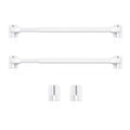 Tringles réglables pour placard et fenêtre, lot de 2