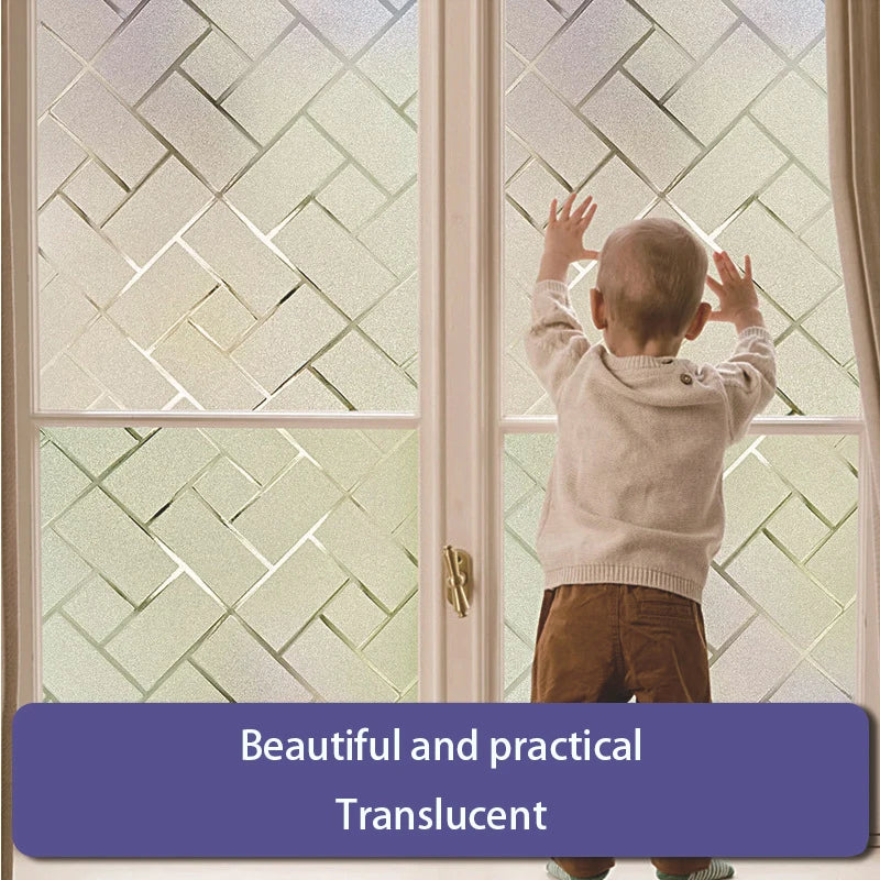 Film vitrail 3D translucide, 6 motifs