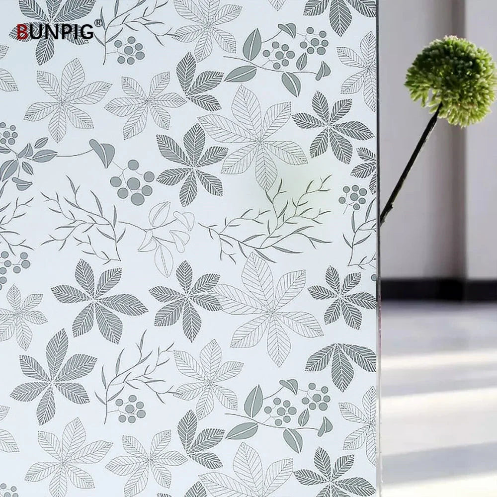 Film dépoli à motifs, 17 décors électrostatiques
