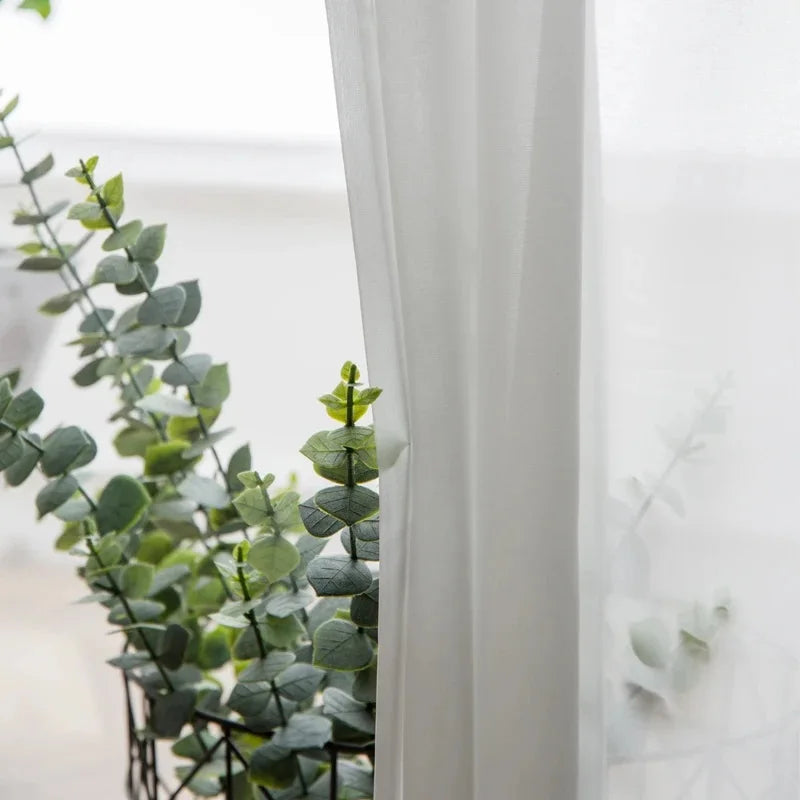 Voilage blanc plis ondulés, 8 finitions