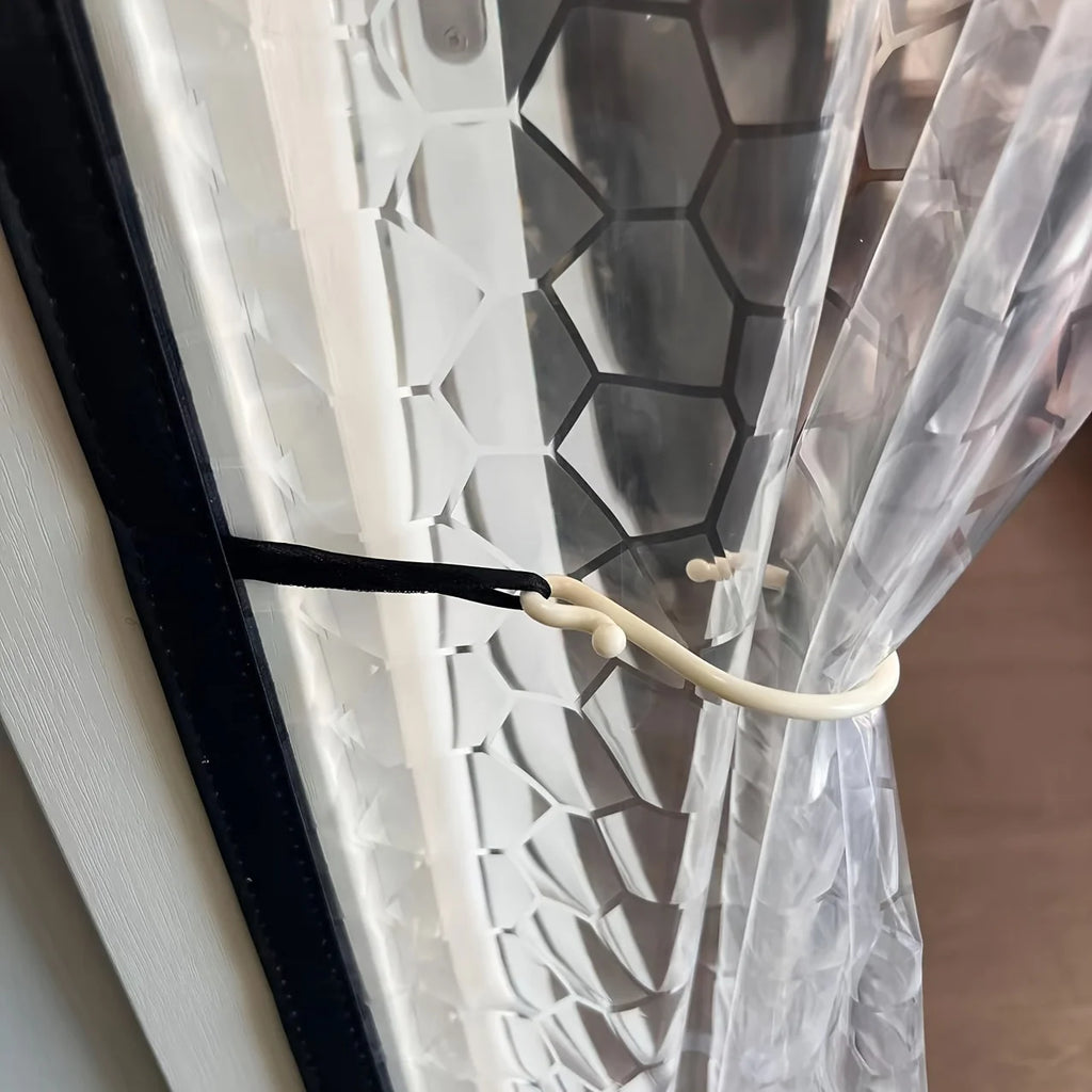 Rideau de porte isolant EVA translucide aimanté